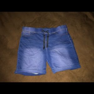 Blue washed Jean Shorts